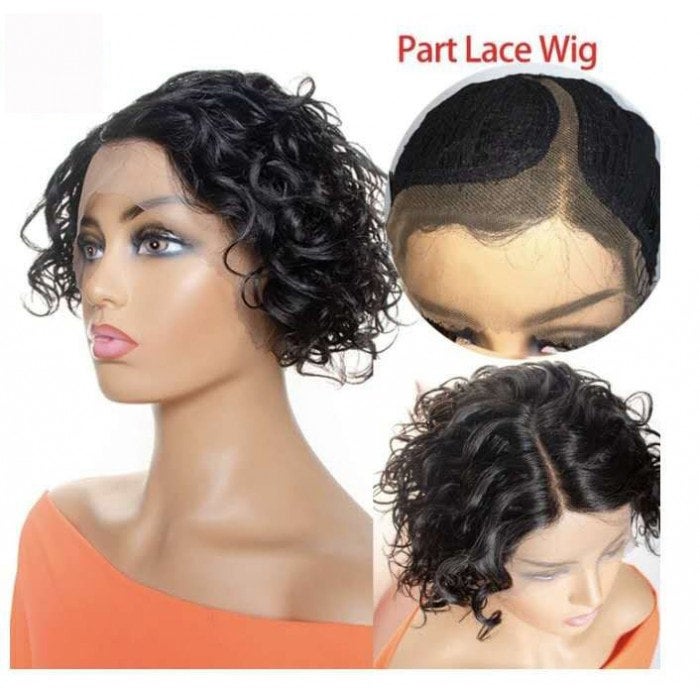 Front lace shop wig 8 inches